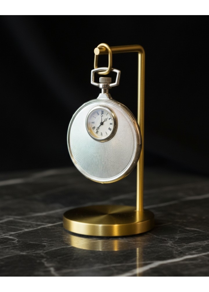 Vintage Gümüş Cep Saati - Mekanik Kadran